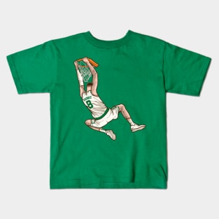 Kristaps Porzingis Boston Dunk Kids T-Shirt